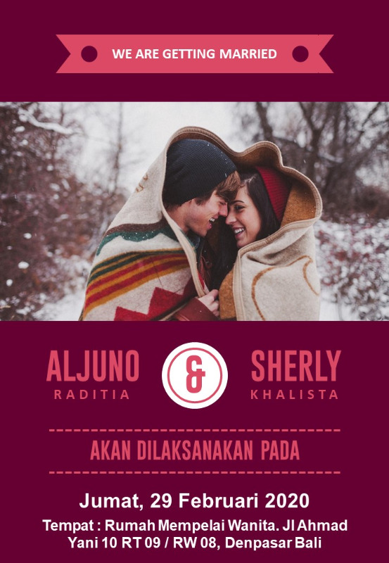 Desain Undangan Wedding