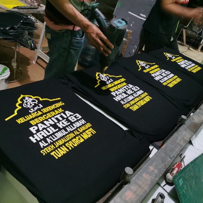 kaos dewasa + sablon A3