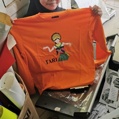 Kaos Dewasa Lengan Panjang S-XL + Sablon uk A4