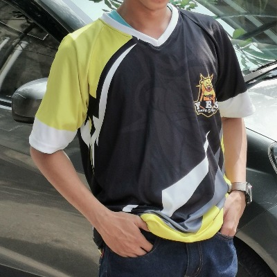 Jersey Full Print Lengan Pendek