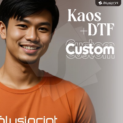Kaos Dewasa S-XL + Sablon uk A4