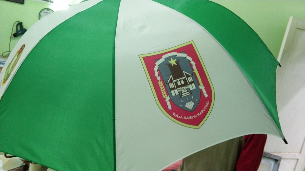 payung sablon berkualitas dan tahan lama