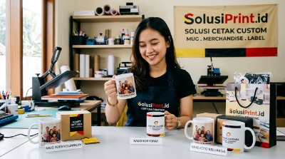 Mug custom untuk branding perusahaan