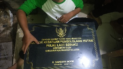 Hasil produksi prasasti batu