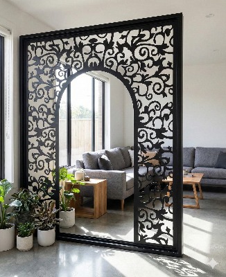 Desain Gapura Cutting Metal