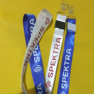 Sablon sublim tali id card 2 sisi + Stopper