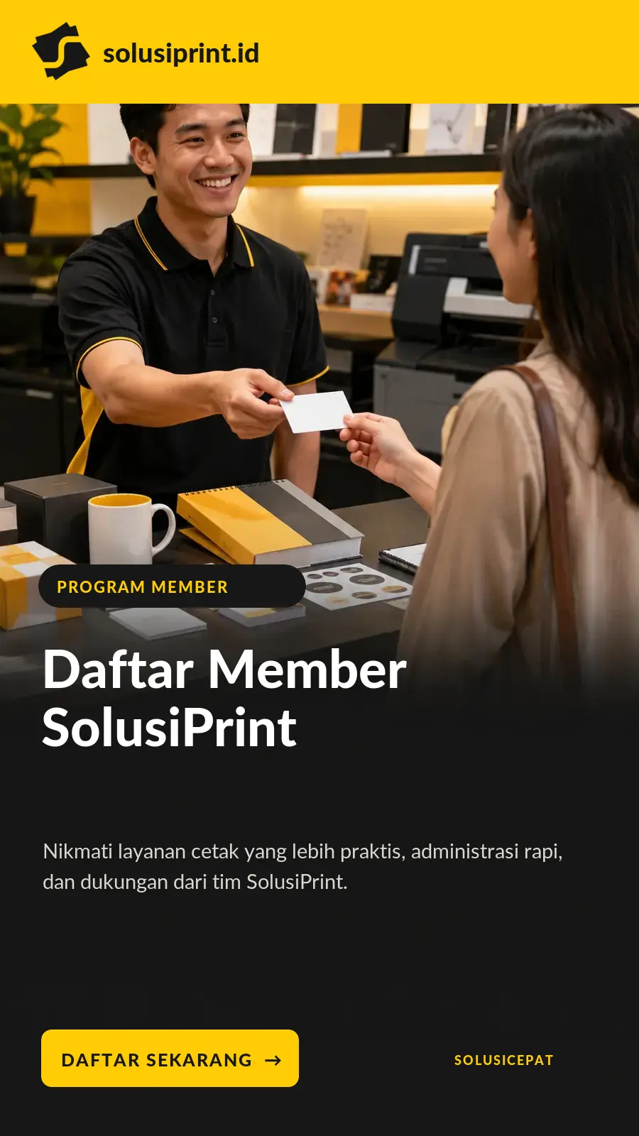 Program keanggotaan SolusiPrint