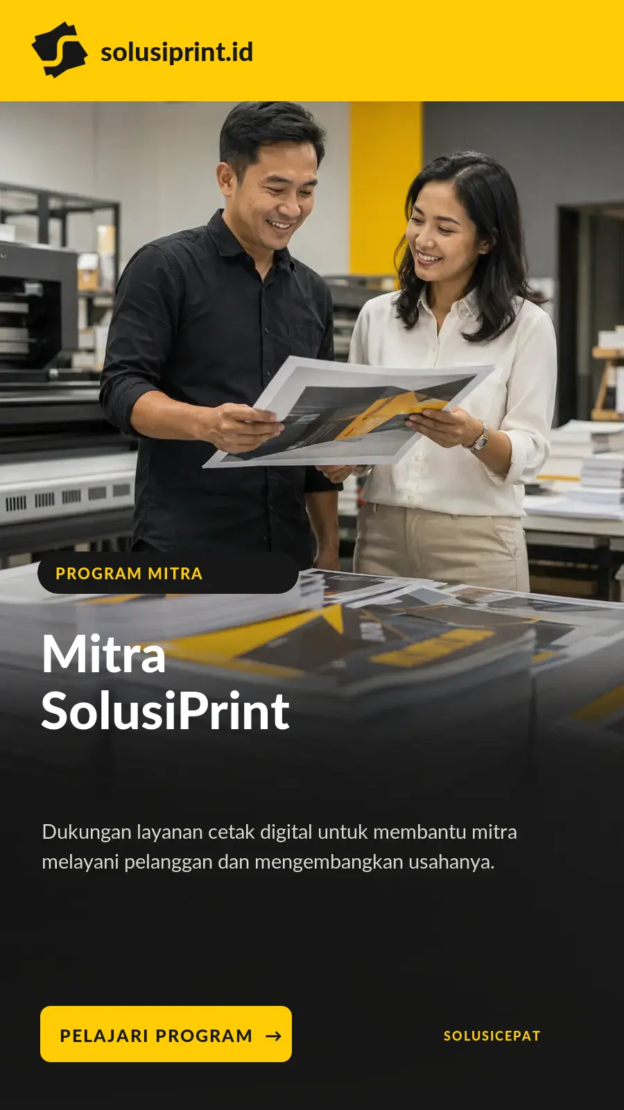 Program kemitraan SolusiPrint